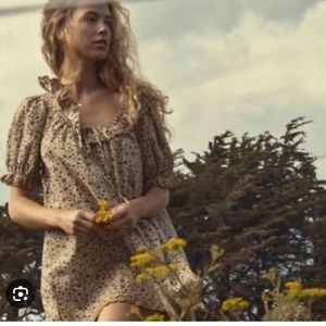 SOLD 🖤 DOEN Evalene dress/ Liberty Cream Bell Poppy Floral/ XS